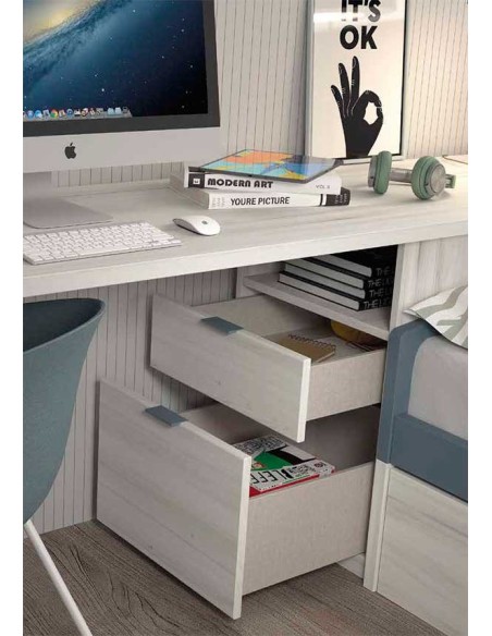 Dormitorio Juvenil F102 | Glicerio Chaves en Muebles Lara