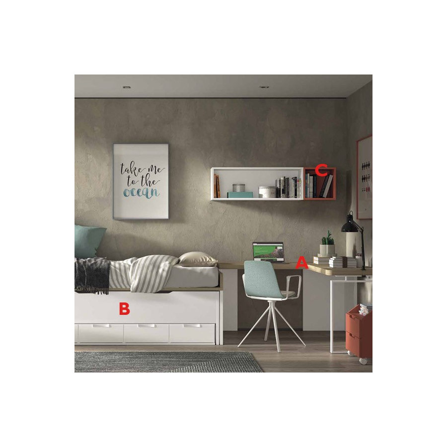 Acabados dormitorio F008 Glicerio Chaves