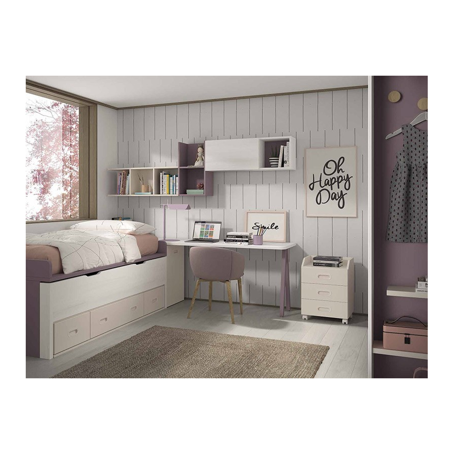 Dormitorio juvenil f012 Glicerio Chaves