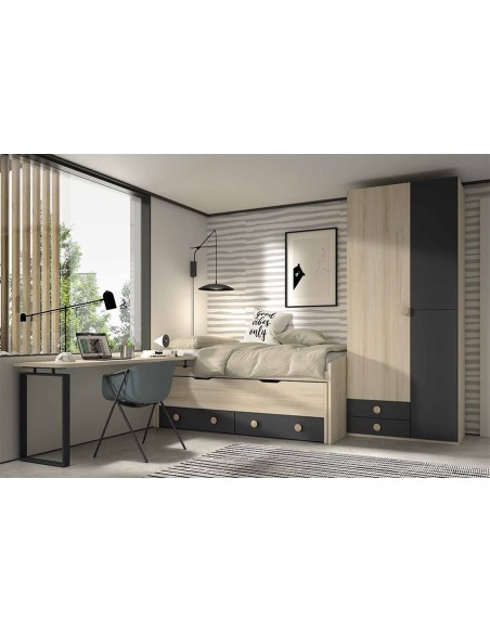Dormitorio juvenil F013 Glicerio Chaves