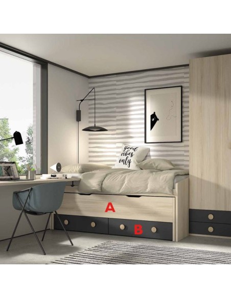 Dormitorio juvenil moderno