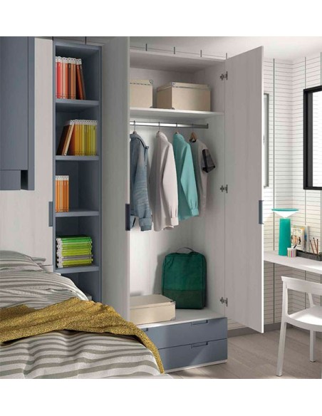 Dormitorio juvenil fabricado en melamina