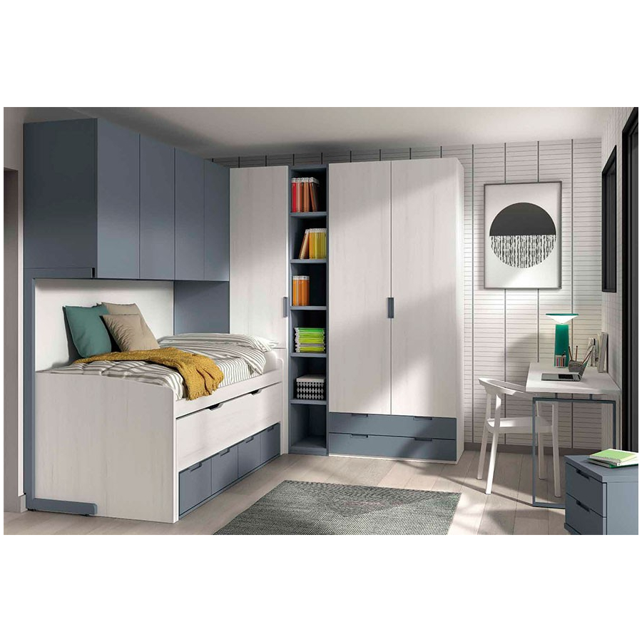Dormitorio juvenil moderno F013