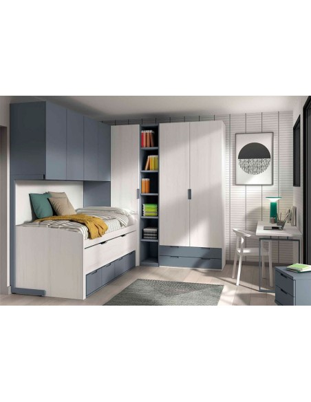 Dormitorio juvenil moderno F013