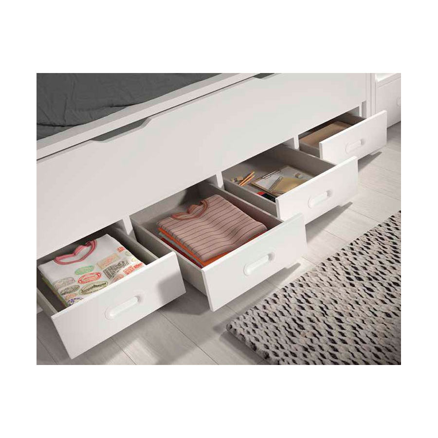 Dormitorio Juvenil F016 | Glicerio Chaves en Muebles Lara