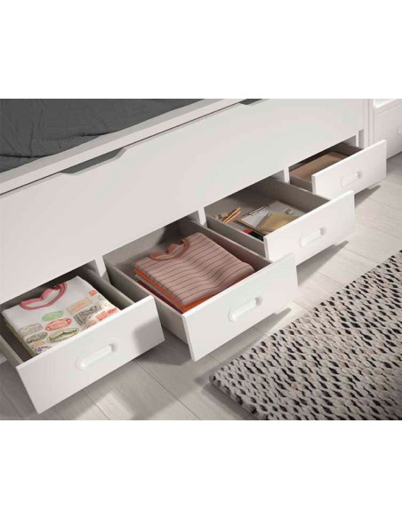 Dormitorio Juvenil F016 | Glicerio Chaves en Muebles Lara