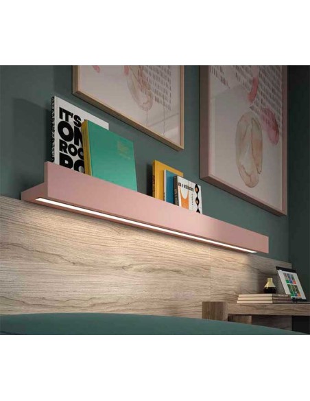 Dormitorio Nido Juvenil F152 estante con luz