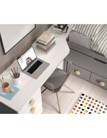 Dormitorio juvenil F018 moderno