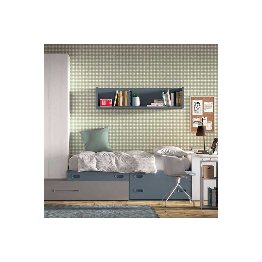 Dormitorio Juvenil F154 | Glicerio Chaves en Muebles Lara