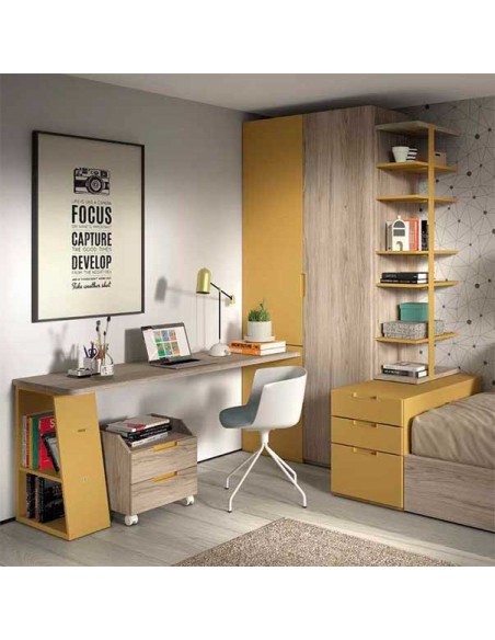 Dormitorio Nido Juvenil F155 ZONA DE ESTUDIO