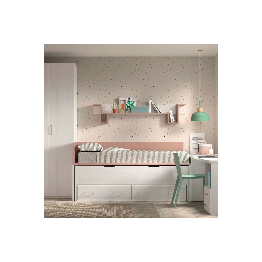 Dormitorio juvenil compacto F019