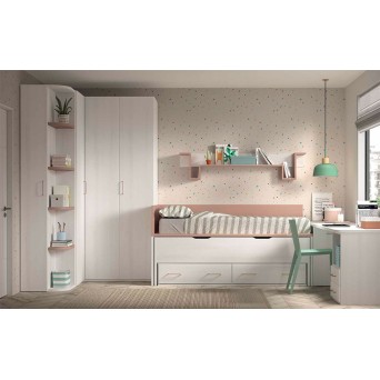 Dormitorio juvenil compacto F019 2