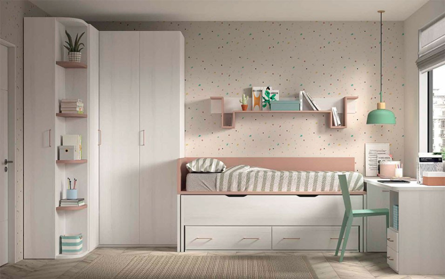 Dormitorio juvenil F019 Glicerio Chaves