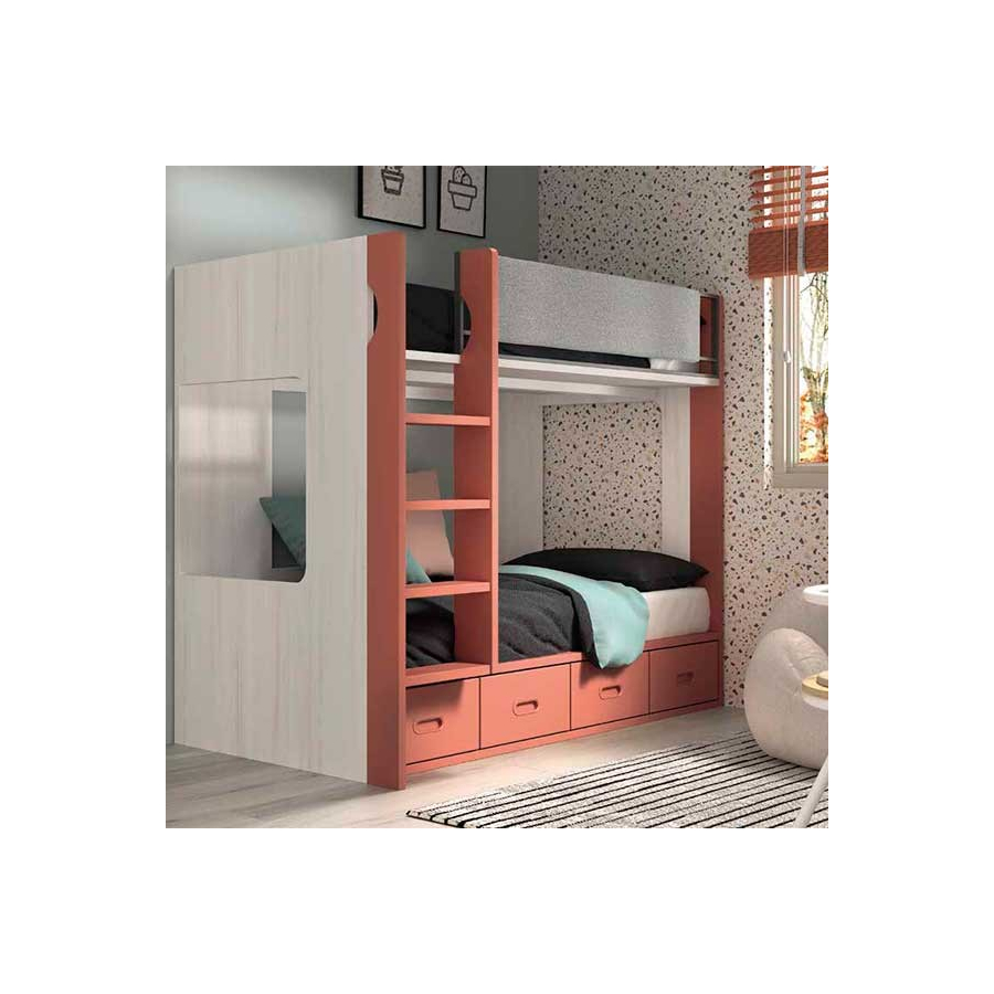 Dormitorio Juvenil con Litera F202 litera