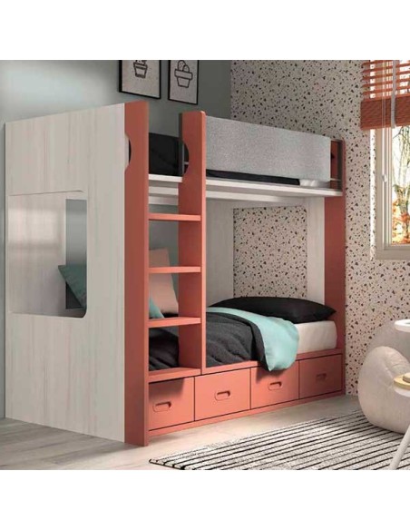 Dormitorio Juvenil con Litera F202 litera
