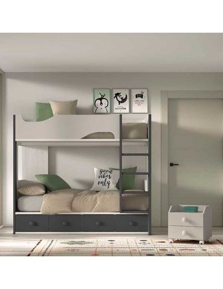 Dormitorio Juvenil con Litera F204