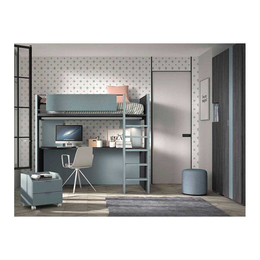 Dormitorio Juvenil con Litera F205   Glicerio Chaves