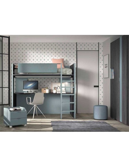 Dormitorio Juvenil con Litera F205   Glicerio Chaves