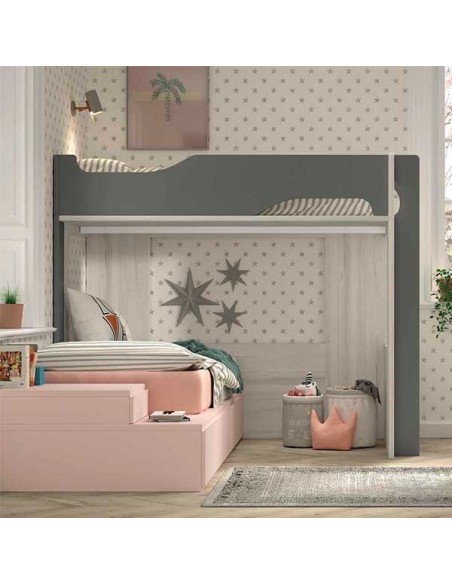 Dormitorio Juvenil con Litera F206