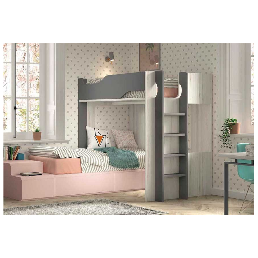 Dormitorio Juvenil con Litera F206 LITERA