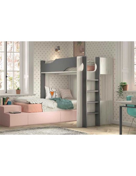 Dormitorio Juvenil con Litera F206 LITERA