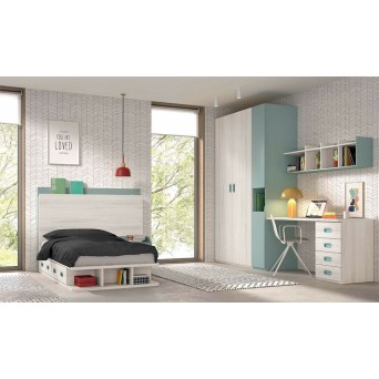 Dormitorio juvenil F305 Glicerio Chaves 2