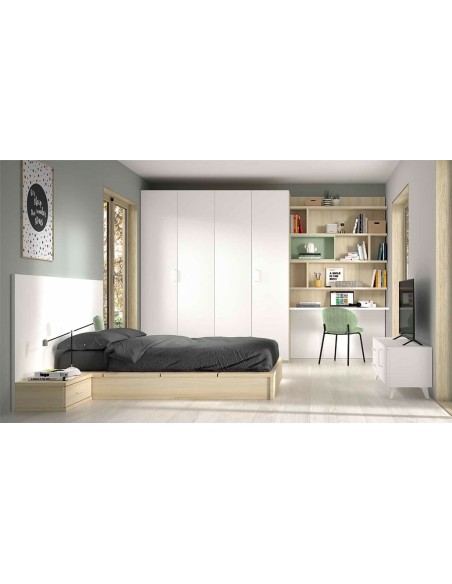 Dormitorio juvenil de la firma nacional Glicerio Chaves