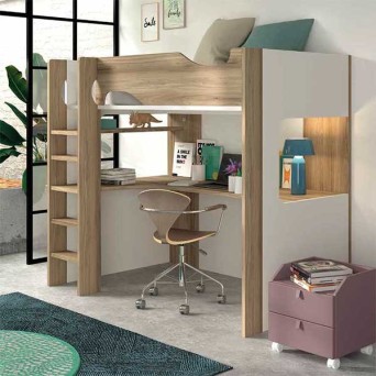 Dormitorio Juvenil con Litera F207 2