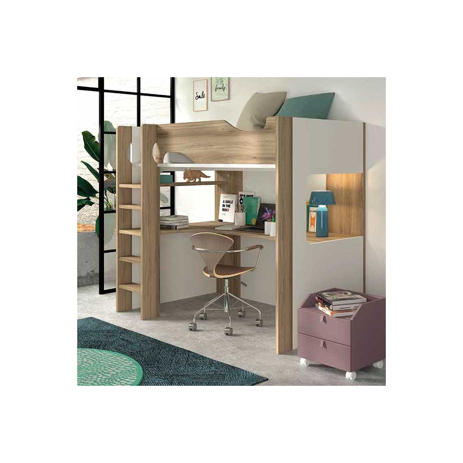 Dormitorio Juvenil con Litera F207 Glicerio Chaves