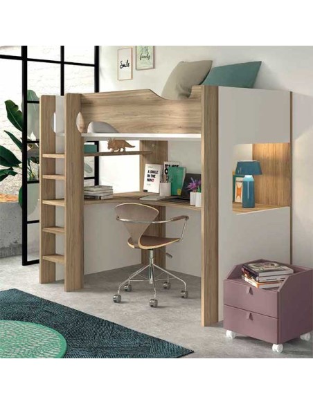 Dormitorio Juvenil con Litera F207 Glicerio Chaves
