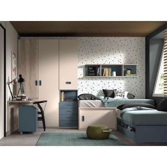 Dormitorio juvenil compacto F021 2