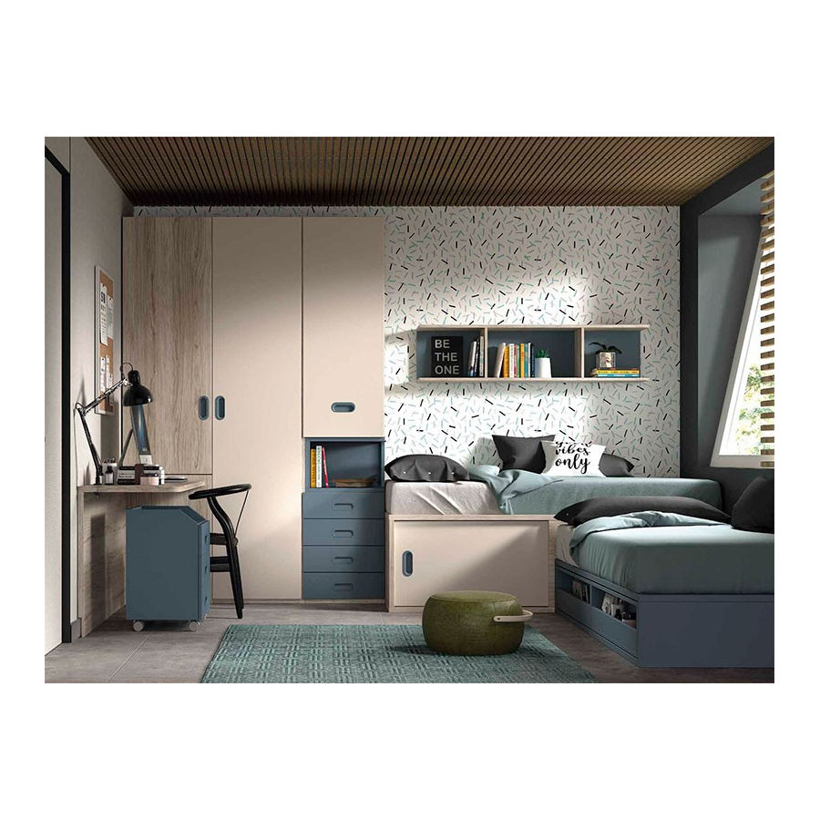 Dormitorio juvenil F021 Glicerio Chaves