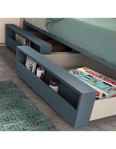 Dormitorio juvenil con dos camas