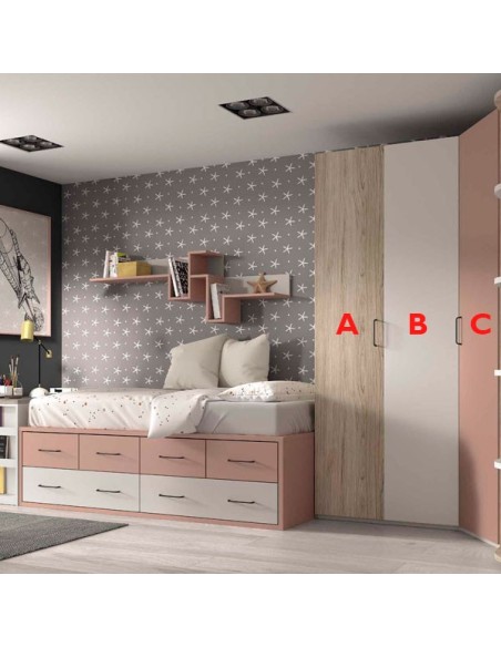 Acabados dormitorio juvenil F022