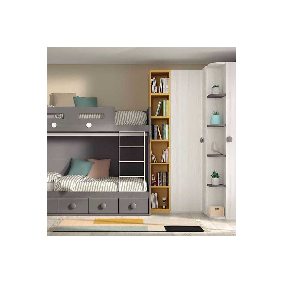 Dormitorio Juvenil con Litera F209
