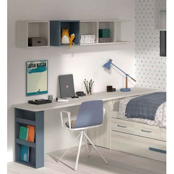 Dormitorio Juvenil F023 | Glicerio Chaves en Muebles Lara 2