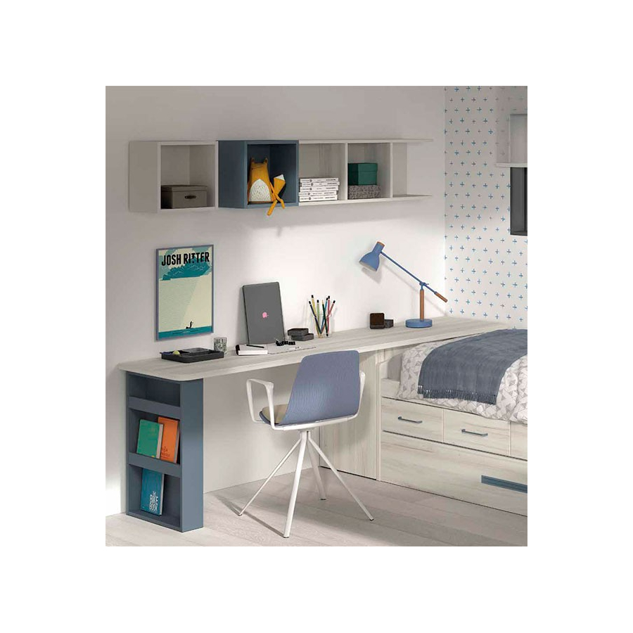 Dormitorio Juvenil F023 | Glicerio Chaves en Muebles Lara