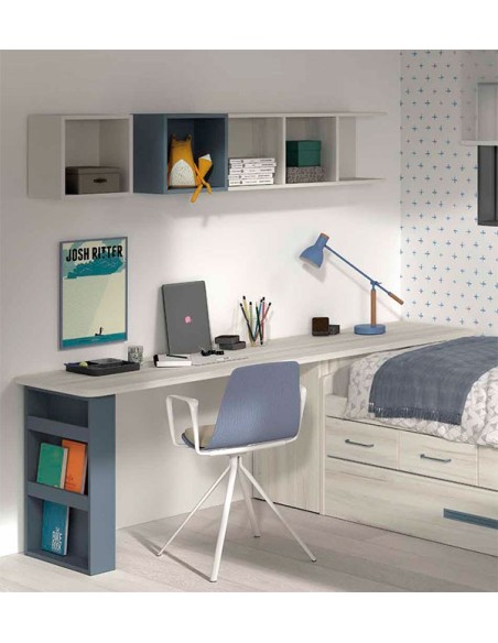 Dormitorio Juvenil F023 | Glicerio Chaves en Muebles Lara