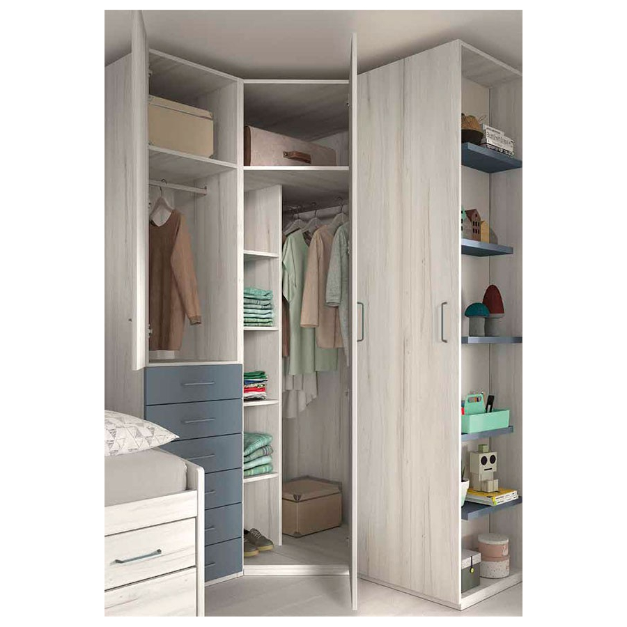 Dormitorio Juvenil F023 | Glicerio Chaves en Muebles Lara