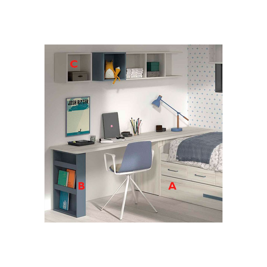 Acabados dormitorio juvenil F023