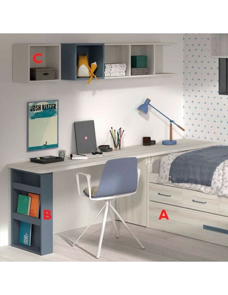 Acabados dormitorio juvenil F023