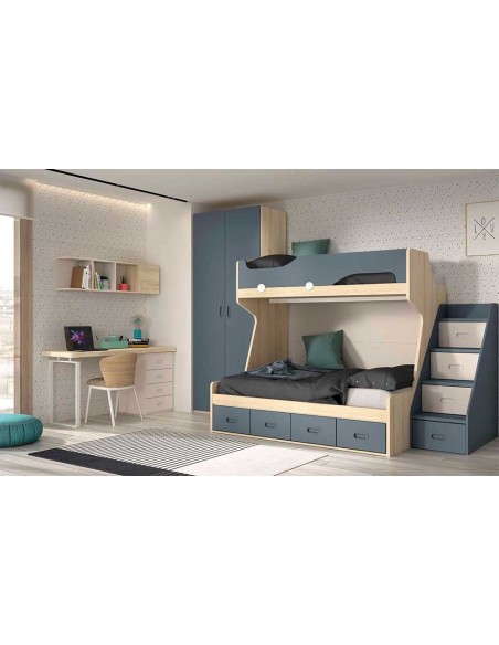 Dormitorio Juvenil con Litera F210 LITERA