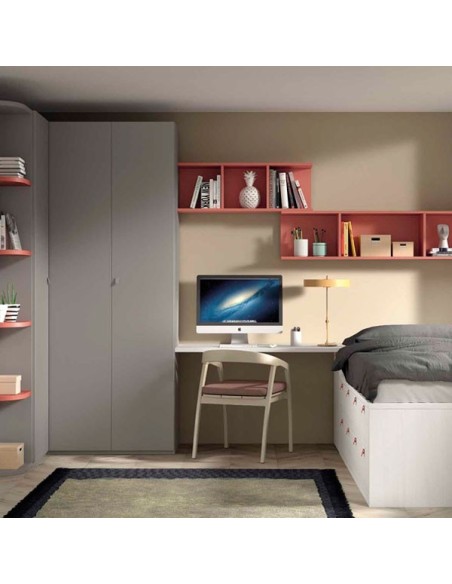 Dormitorio juvenil compacto F024