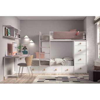Dormitorio Juvenil con Litera F211 2