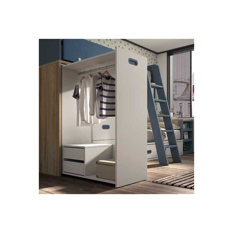 Block Dormitorio Juvenil F212 MODULO EXTRAIBLE