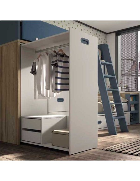 Block Dormitorio Juvenil F212 MODULO EXTRAIBLE