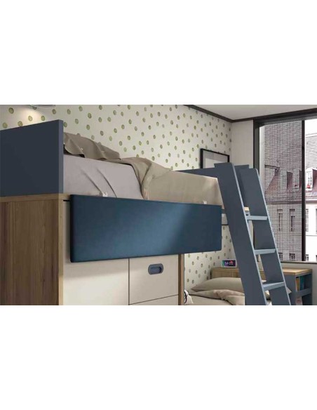 Block Dormitorio Juvenil F212 QUITAMIEDOS ABATIBLE
