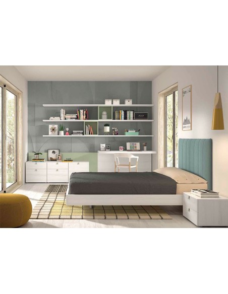 Dormitorio para habitación juvenil modular