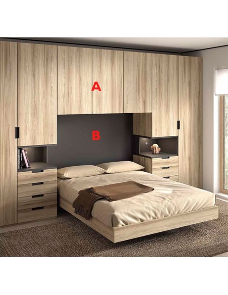Dormitorio F310 con posibilidad de personalizar acabados y distribución