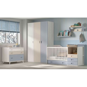Dormitorio infantil F312 de la firma nacional Glicerio Chaves 2